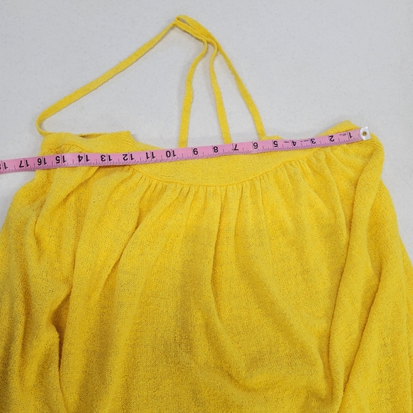 Free People yellow maxi beach city dress knitted jarn size Small - Picture 7 of 13